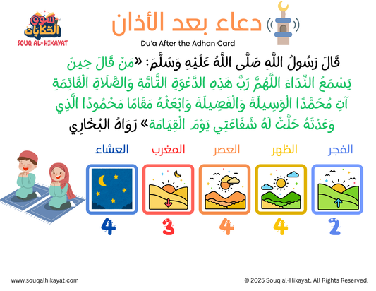 🕌 دعاء الأذان | Du‘a After the Adhan Card